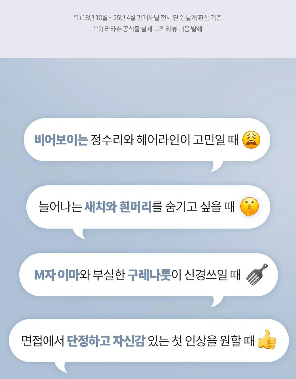 [올리브영 단독] 라라츄 헤어쿠션 퍼펙트 미니 4g 2color 상세페이지 9